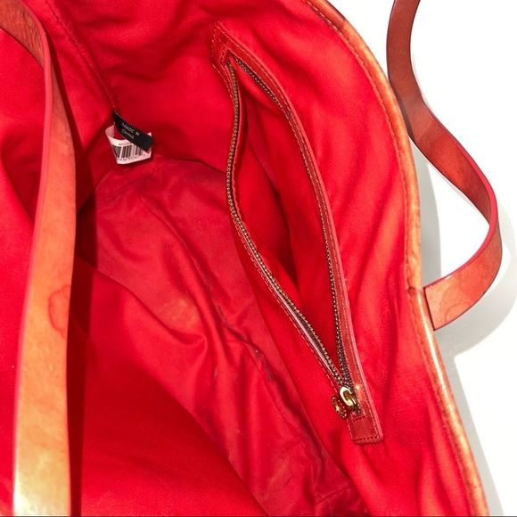 Marc by Marc Jacobs Red MBMJ Logo w/ Leather Trim Tote Bag - Picture 10 of 10